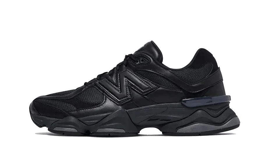 9060 Triple Black Leather - NEWTREATS - SNEAKERS STORE
