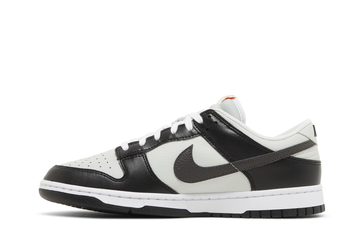 Nike Dunk Low Black Total Orange Mini Swoosh