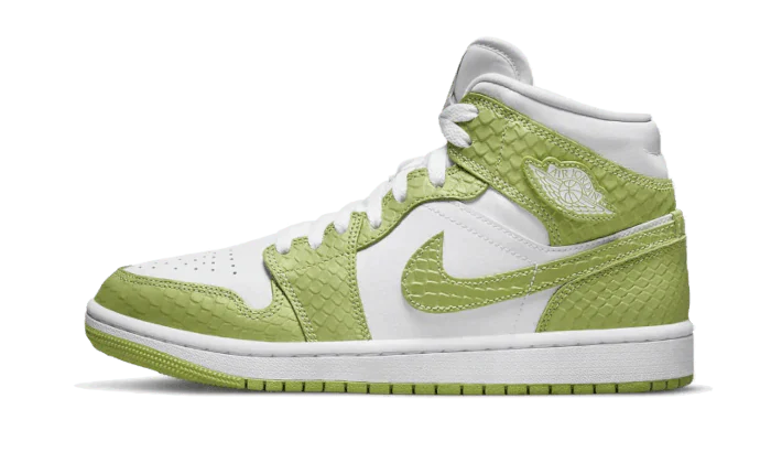 Air Jordan 1 Mid Green Python - NEWTREATS - SNEAKERS STORE