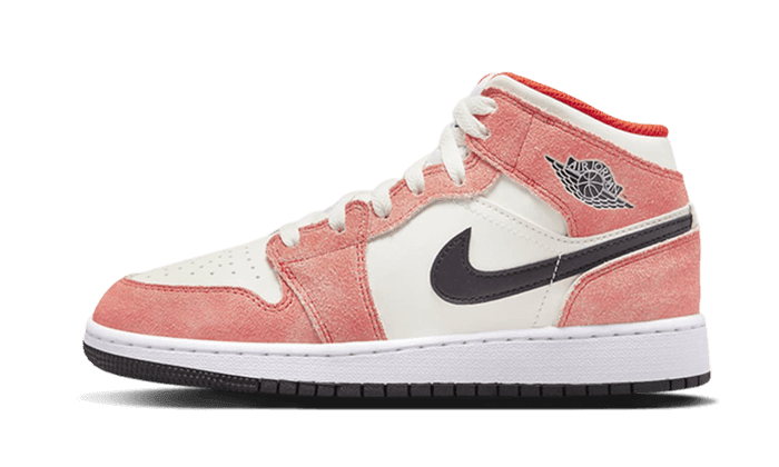 Air Jordan 1 Mid SE Orange Suede - NEWTREATS - SNEAKERS STORE