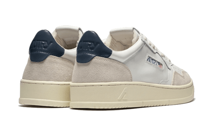 Medalist Leather Suede Low White Navy - NEWTREATS - SNEAKERS STORE