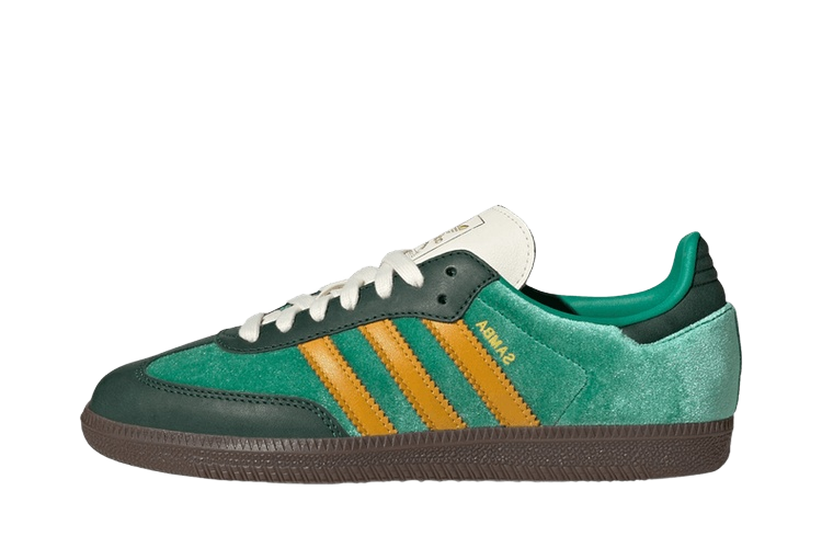 Adidas Samba OG Court Green Preloved Yellow
