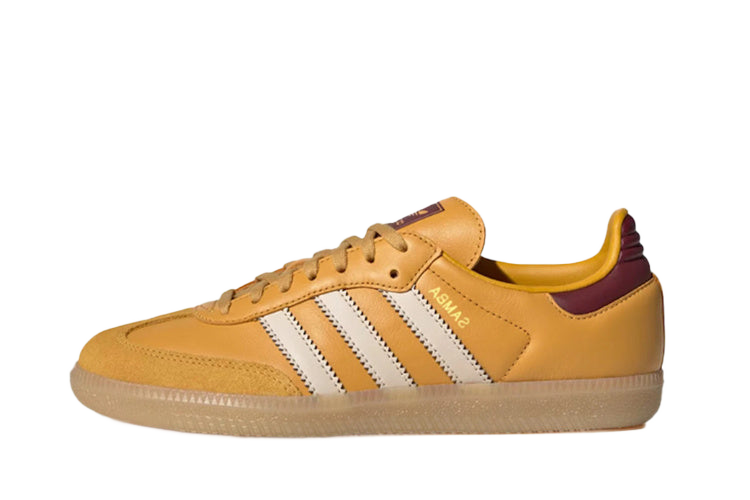 Adidas Samba OG Preloved Yellow — transparent background