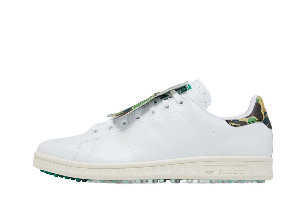 Adidas Stan Smith Golf Bape 30th Anniversary — transparent background