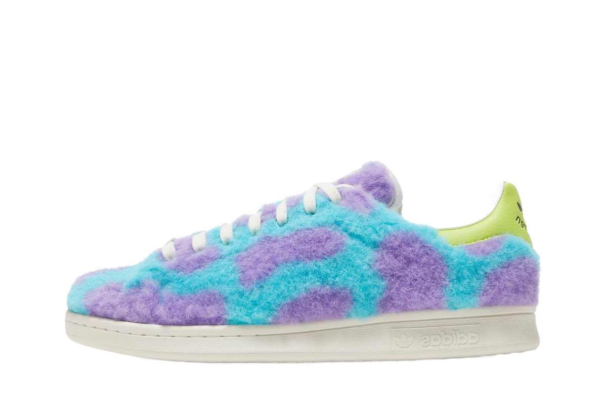 Adidas Stan Smith Mike & Sulley Monsters Inc. — transparent background