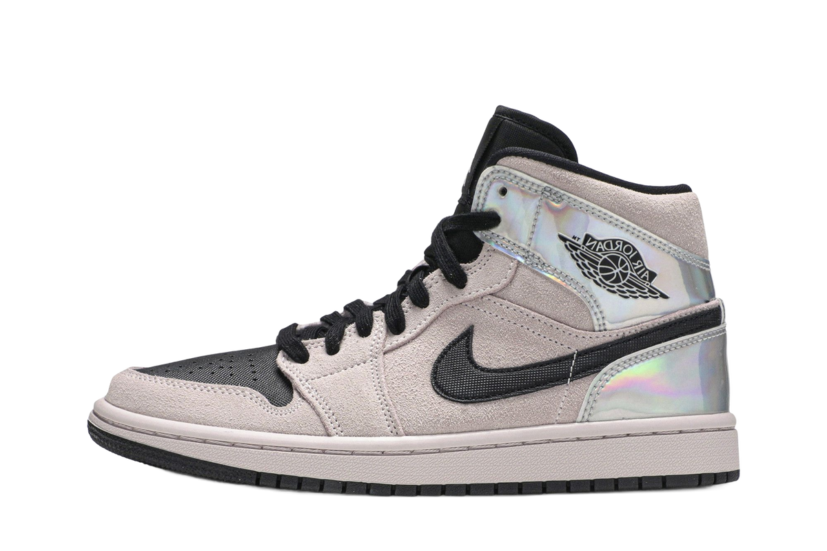 Air Jordan 1 Mid Dirty Powder Iridescent