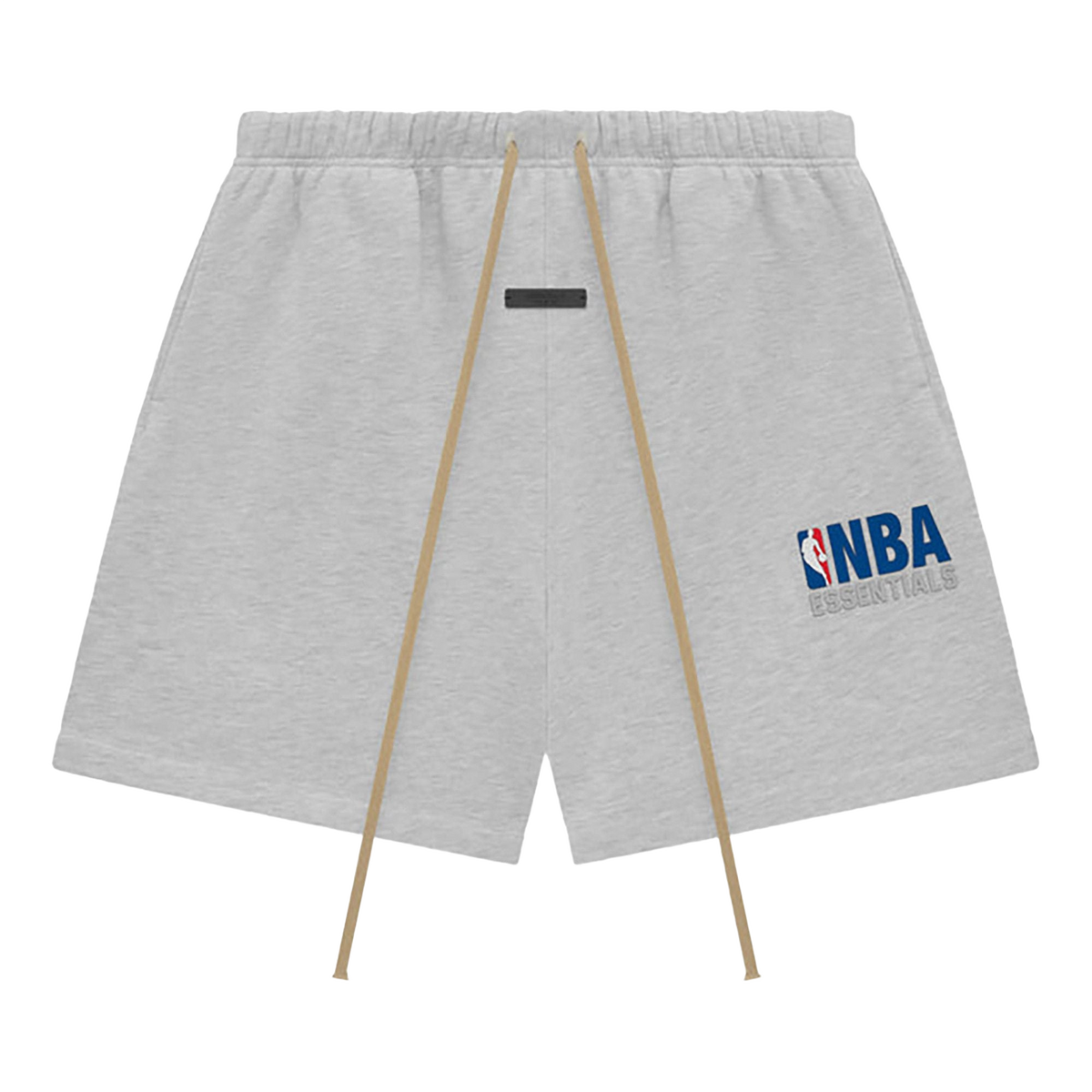 Fear of God Essentials NBA Sweatshorts (SS25) Light Heather — transparent background