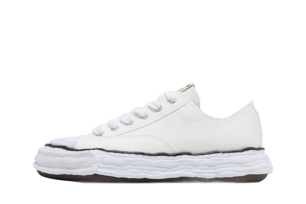 Maison Mihara Yasuhiro Peterson 23 OG Sole Canvas Low White — transparent background