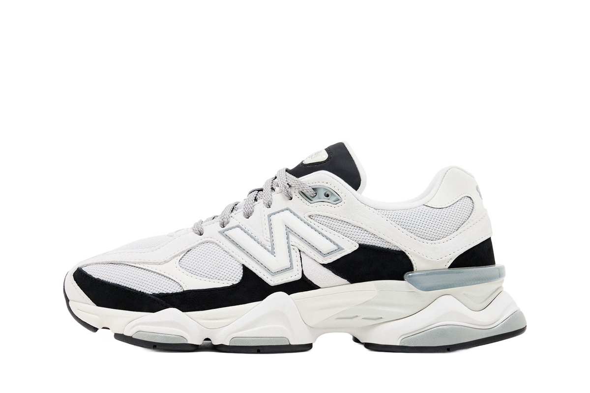 New Balance 9060 Grey Jet Black — transparent background