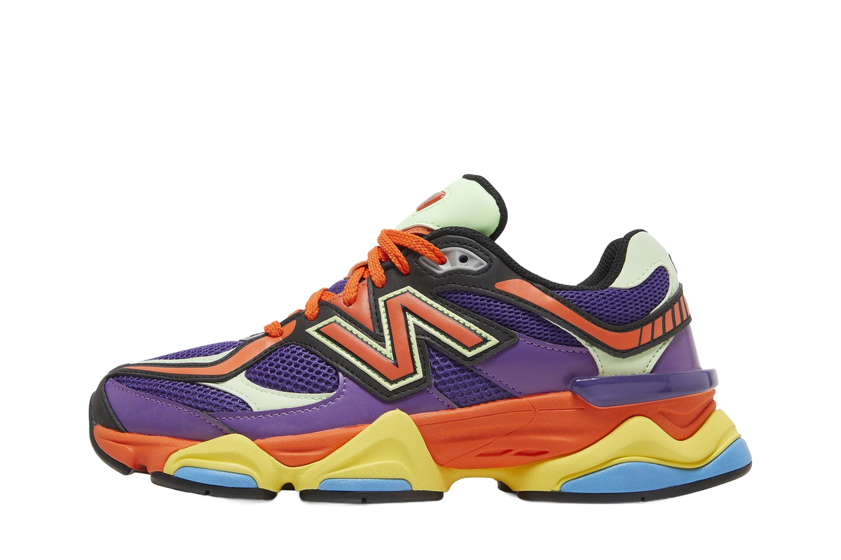 New Balance 9060 Prism Purple — transparent background