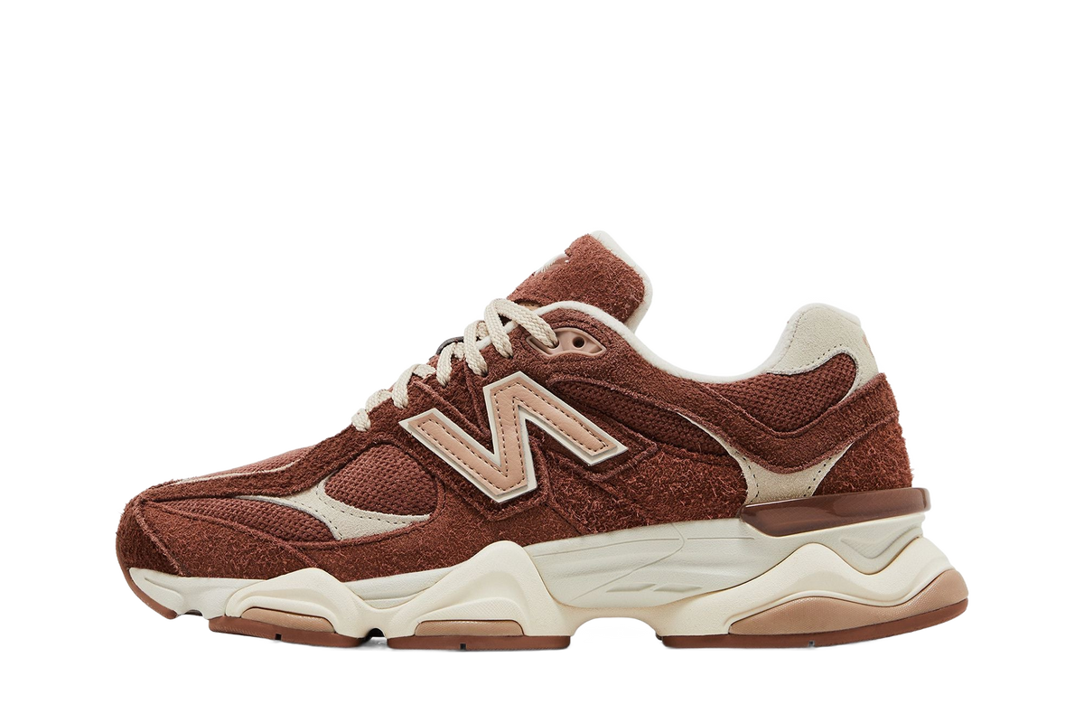 New Balance 9060 Rich Oak — transparent background