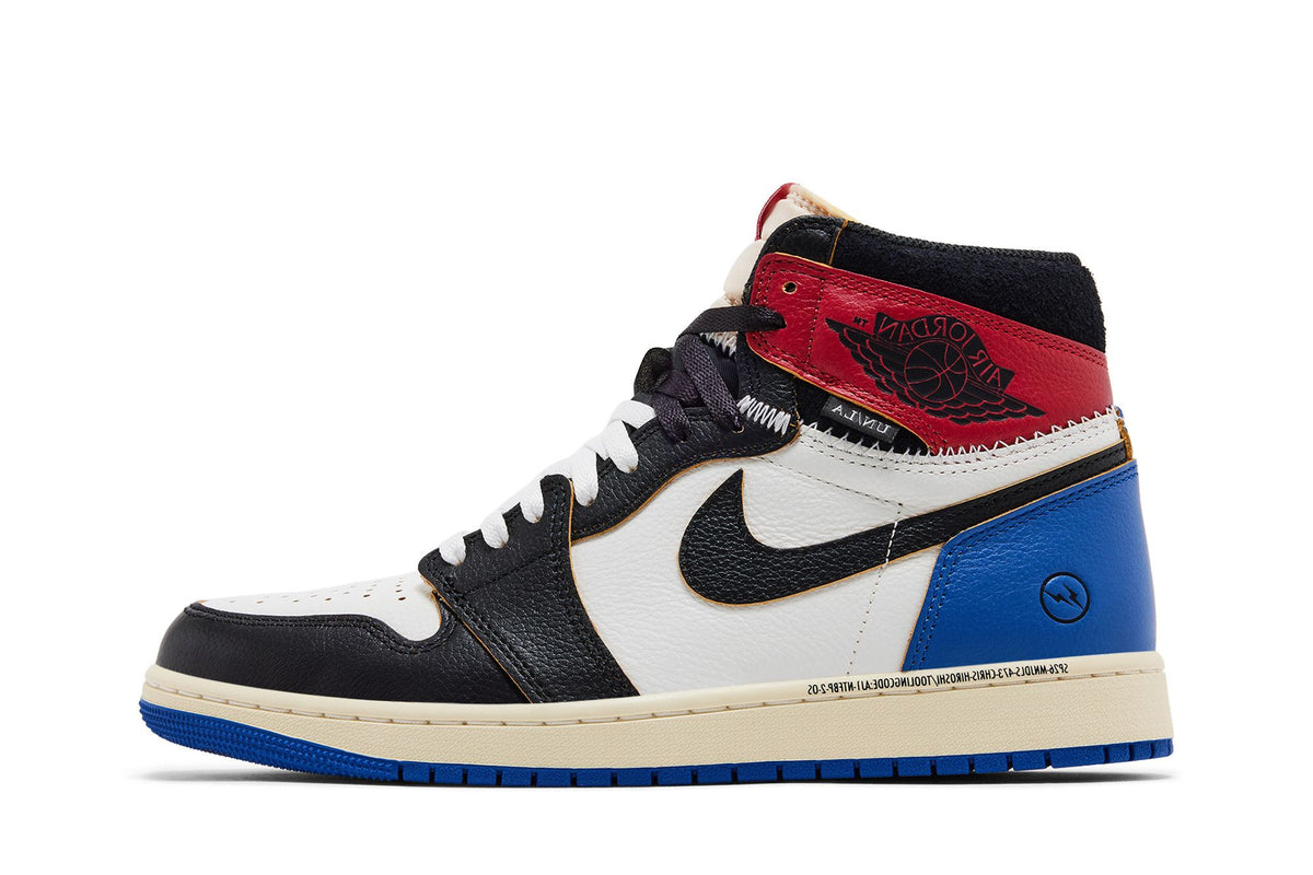 Air Jordan 1 Retro High OG SP Fragment x Union LA Varsity Red Sport Royal