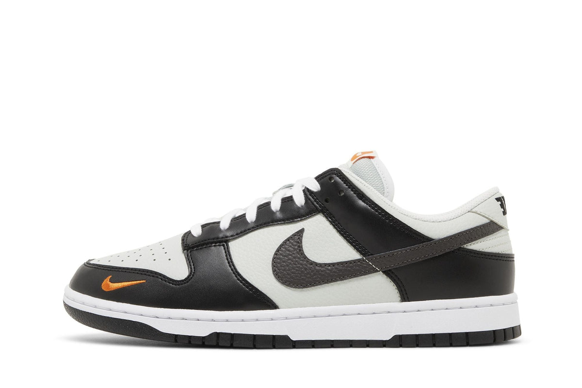 Nike Dunk Low Black Total Orange Mini Swoosh