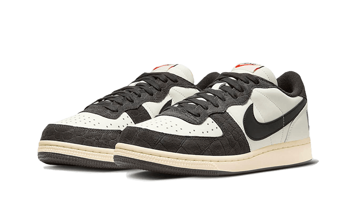 Terminator Low Croc Velvet Brown - NEWTREATS - SNEAKERS STORE