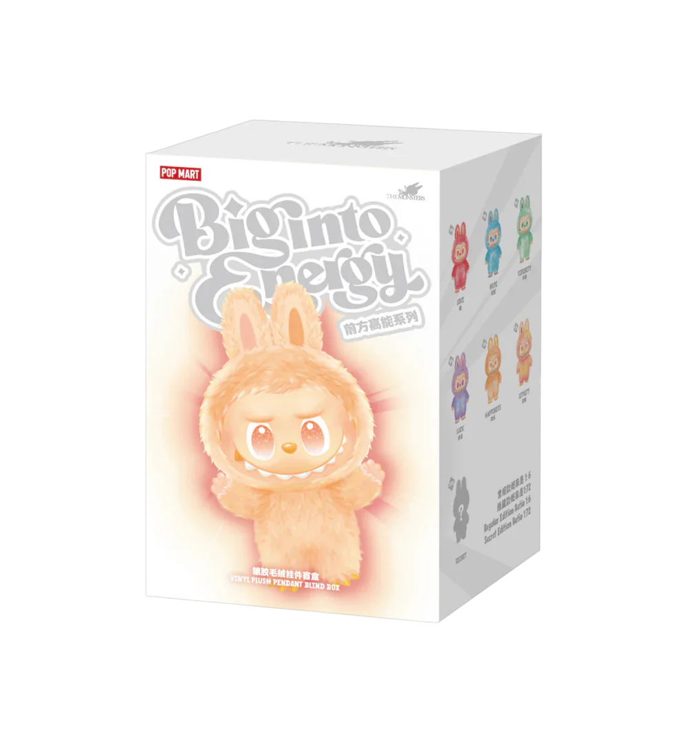 Pop Mart Labubu The Monsters Big into Energy Series Vinyl Plush Pendant Single Blind Box