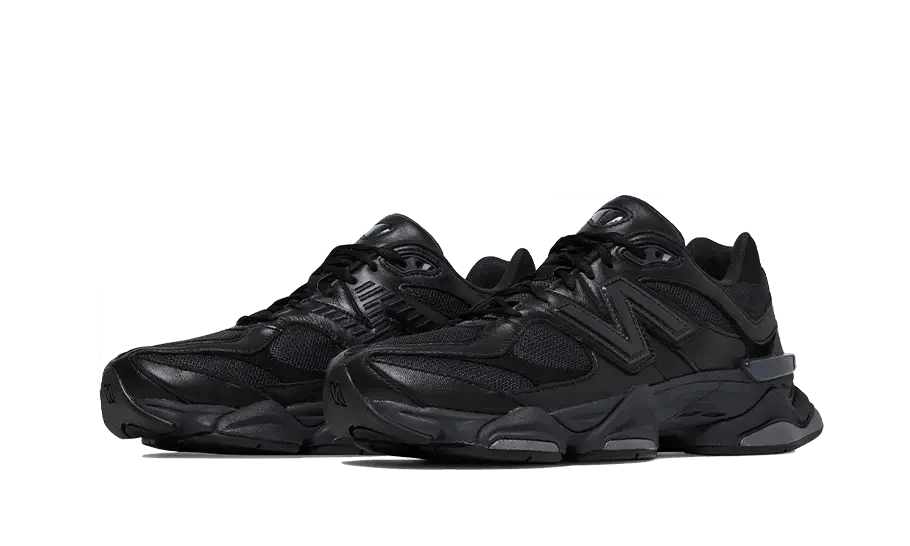 9060 Triple Black Leather - NEWTREATS - SNEAKERS STORE
