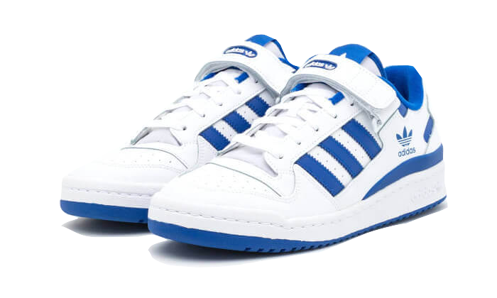 Adidas Forum Low White Royal Blue - FY7756