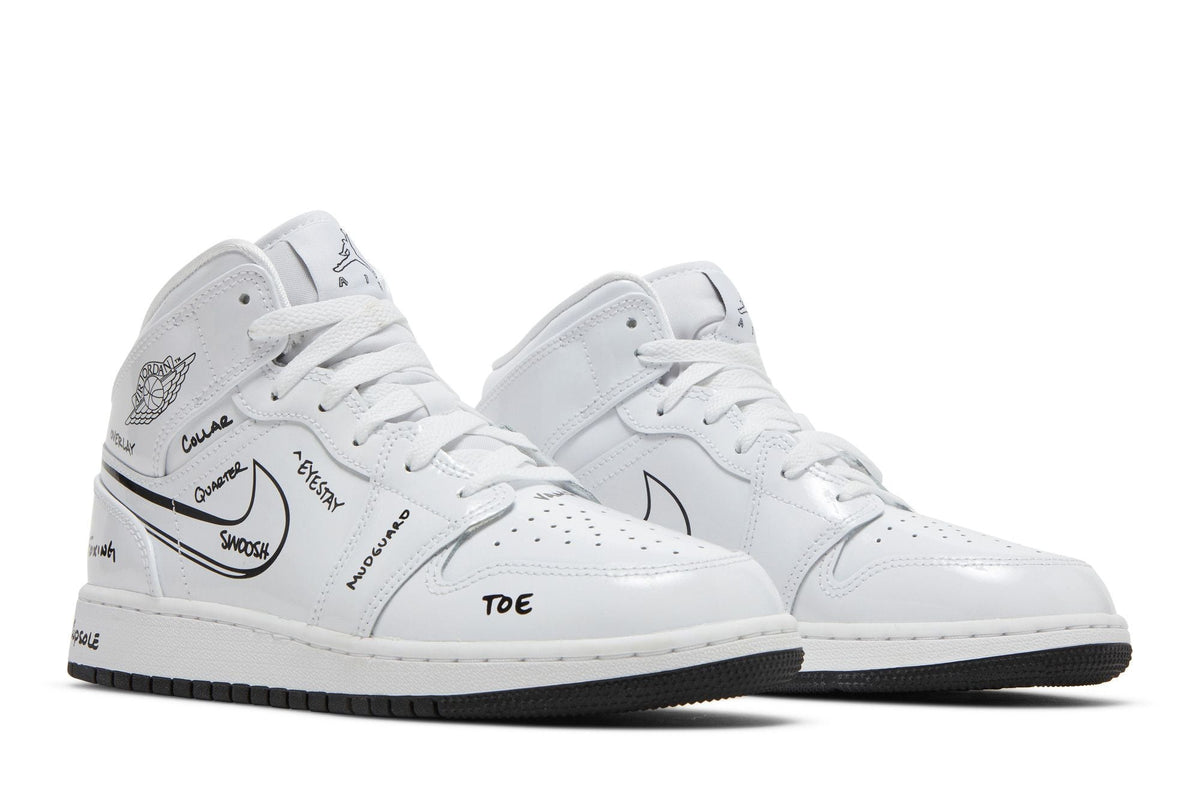 Air Jordan 1 Mid Schematic