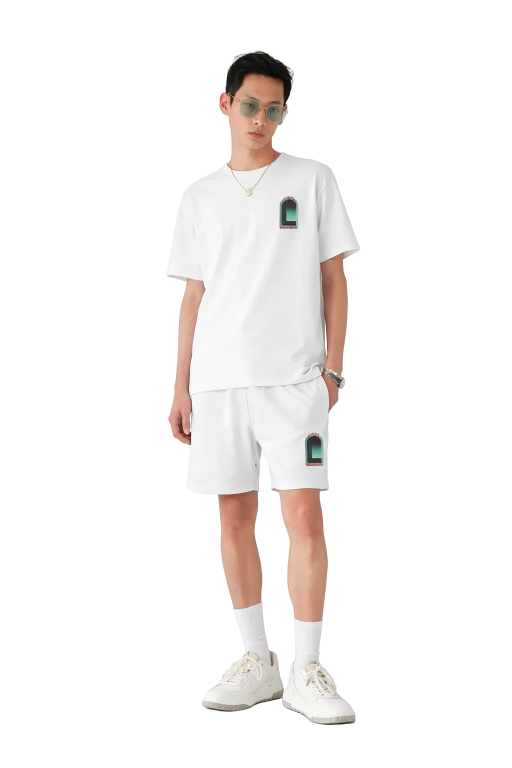L'Arche Short Sleeve T‑Shirt White