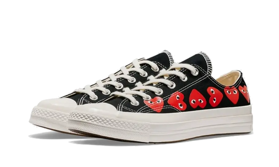 Chuck Taylor All Star 70 Ox Comme des Garcons PLAY Multi-Heart Black