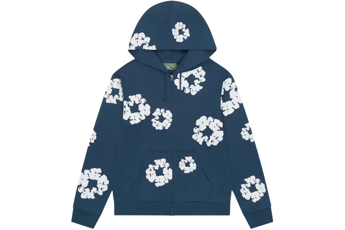 Denim Tears Cotton Wreath Zip Hoodie