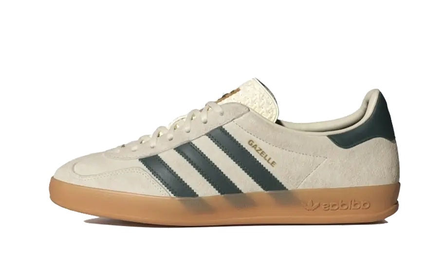 Gazelle Indoor Cream White Collegiate Green Gum