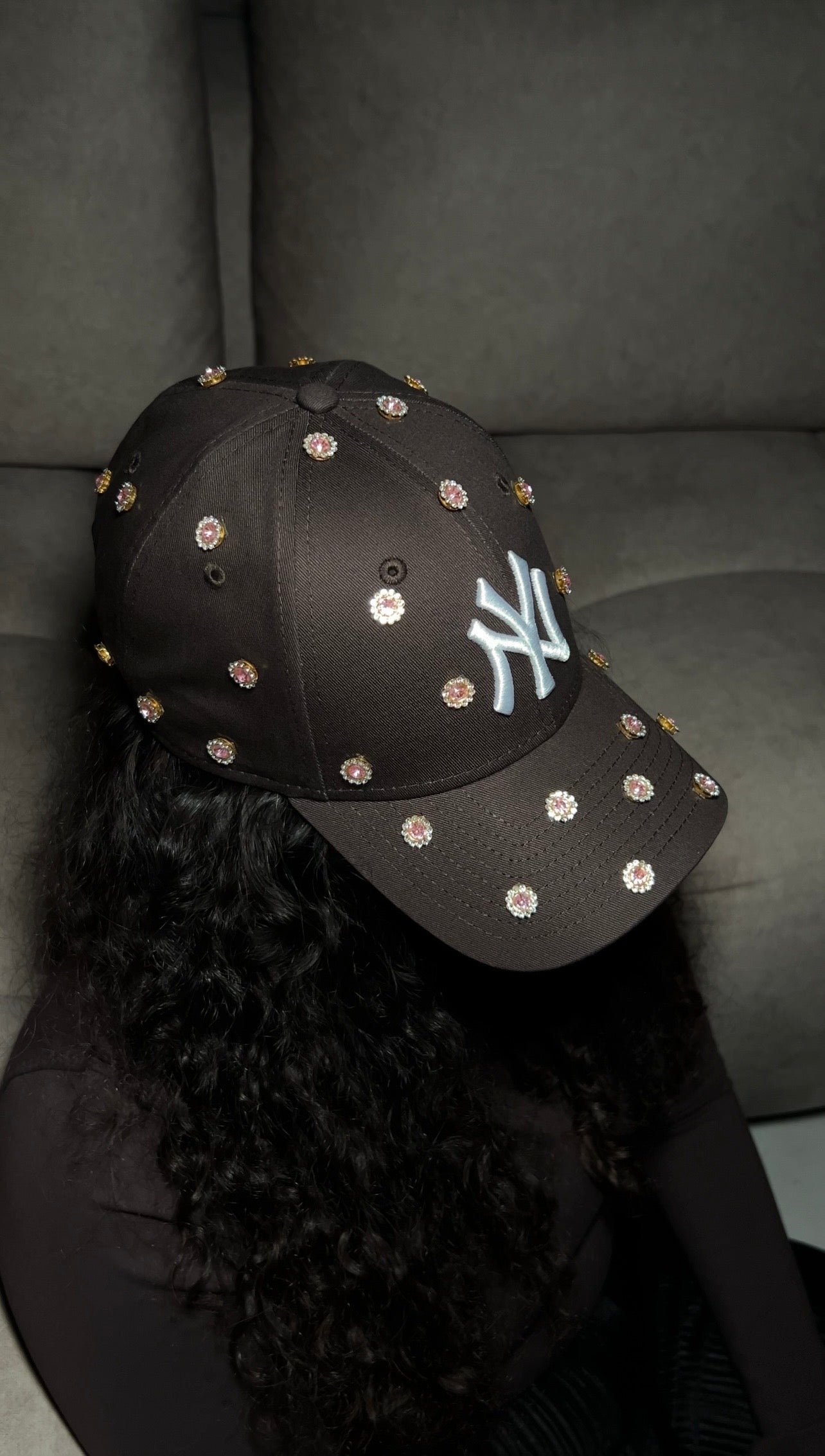 Travis Scott Inspired Yankees Cap | Handcrafted Luxury Streetwear