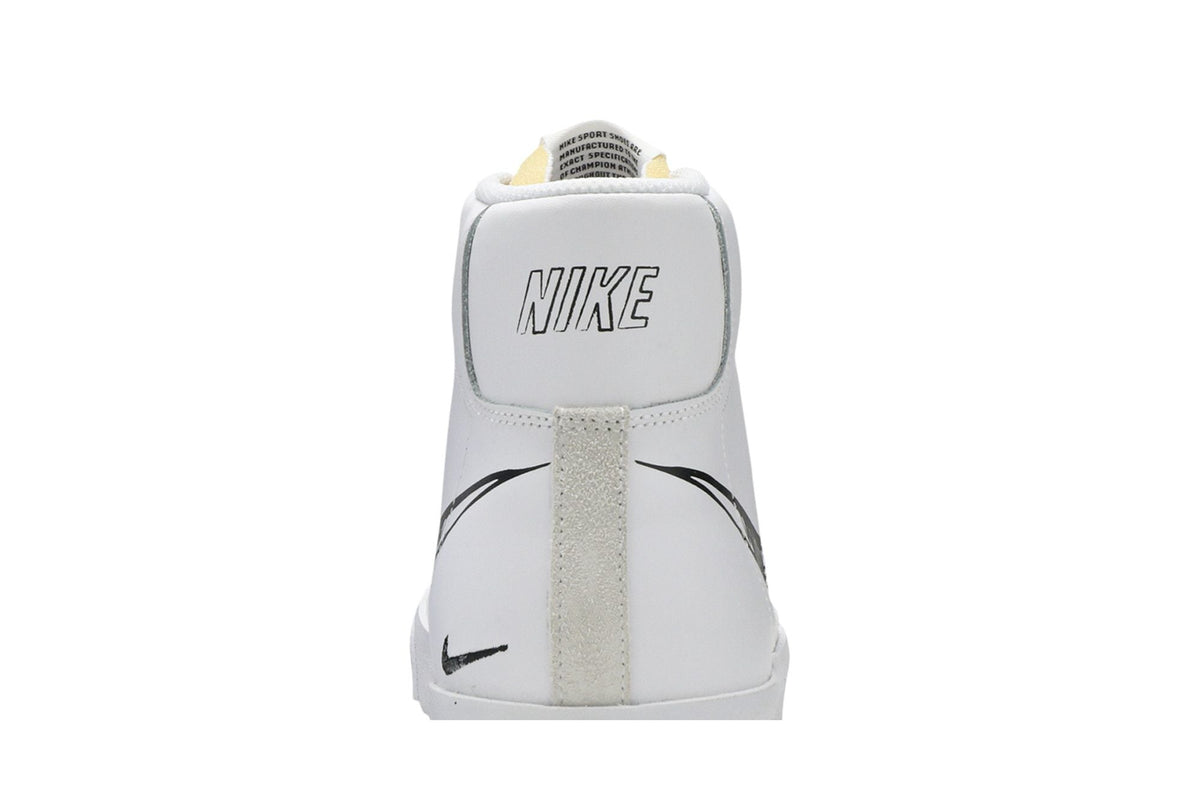 Nike Blazer Mid Sketch Black Swoosh