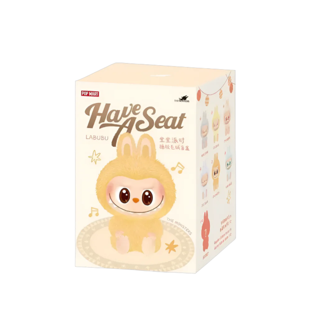 Pop Mart Labubu The Monsters Have a Seat Vinyl Plush Sealed Case