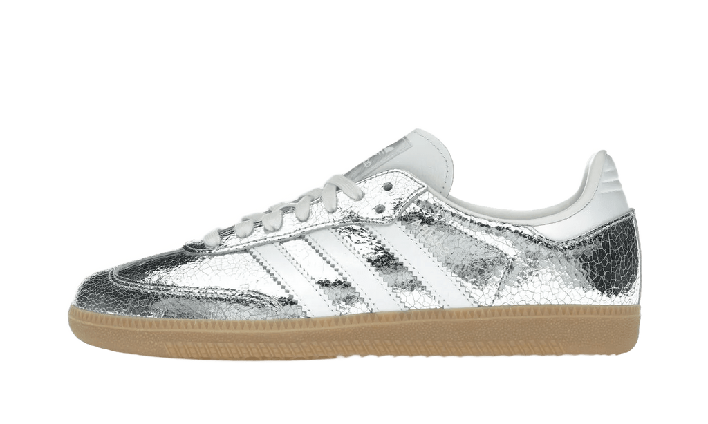 Samba OG Silver Metallic Cracked Leather - JR0035