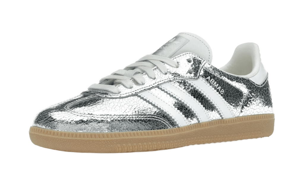 Samba OG Silver Metallic Cracked Leather - JR0035