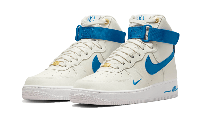 Nike Air Force 1 High 40th Anniversary White Blue - DQ7584-100