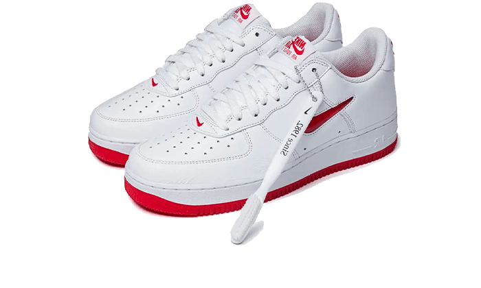 Air Force 1 Low '07 Retro Color of the Month Jewel Swoosh University Red - NEWTREATS - SNEAKERS STORE