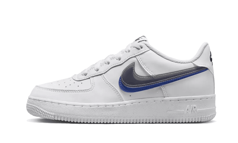 Air Force 1 Low Impact Next Nature Double Swoosh White Black Blue - NEWTREATS - SNEAKERS STORE