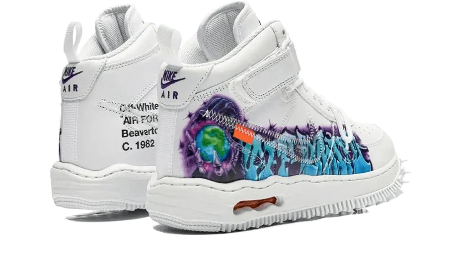 Air Force 1 Mid SP Off-White Graffiti - NEWTREATS - SNEAKERS STORE