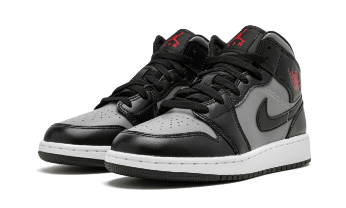 Air Jordan Air Jordan 1 Mid Shadow Red  - 554724-096 / 554725-096