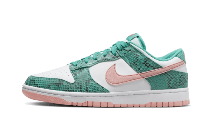 Dunk Low Snakeskin Washed Teal Bleached Coral - NEWTREATS - SNEAKERS STORE