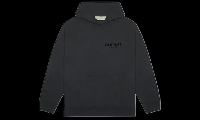 Fear of God Essentials Pullover Chest Logo Hoodie Stretch Limo/Black FW22 - 192BT212110F