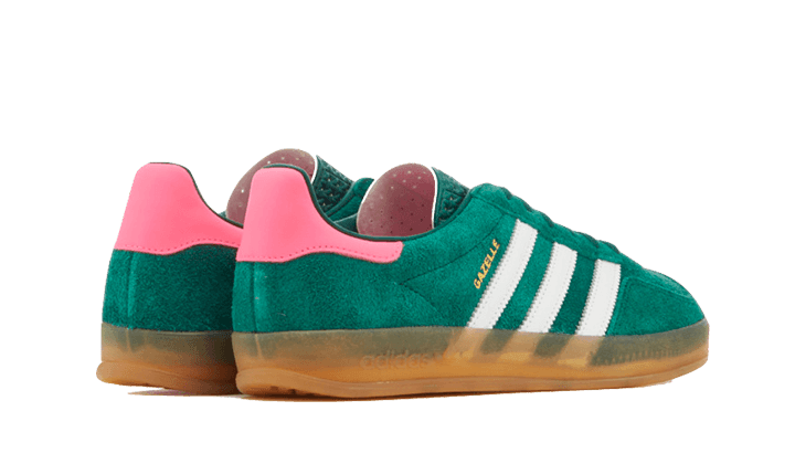 Gazelle Indoor Collegiate Green Lucid Pink - NEWTREATS - SNEAKERS STORE