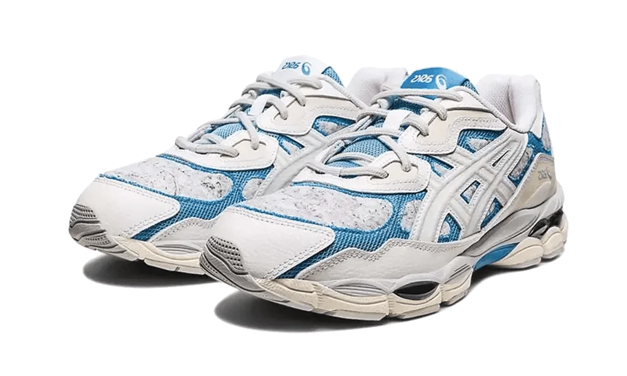 Gel-NYC White Dolphin Blue - NEWTREATS - SNEAKERS STORE