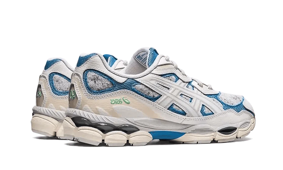 Gel-NYC White Dolphin Blue - NEWTREATS - SNEAKERS STORE