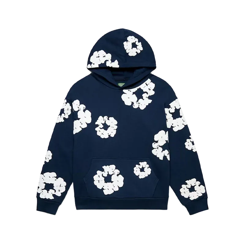 Denim Tears The Cotton Wreath Sweatshirt Navy