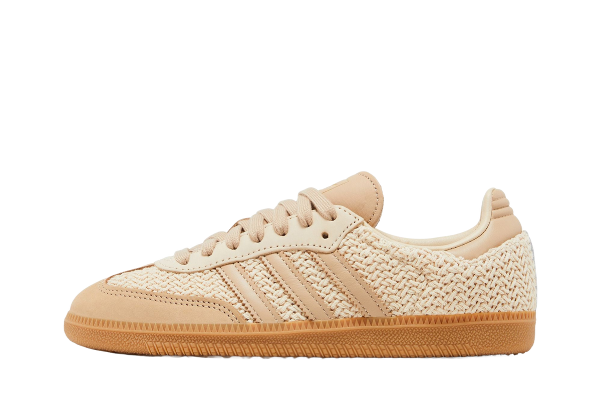 Adidas Samba OG Crochet Pack Sand Strata — transparent background