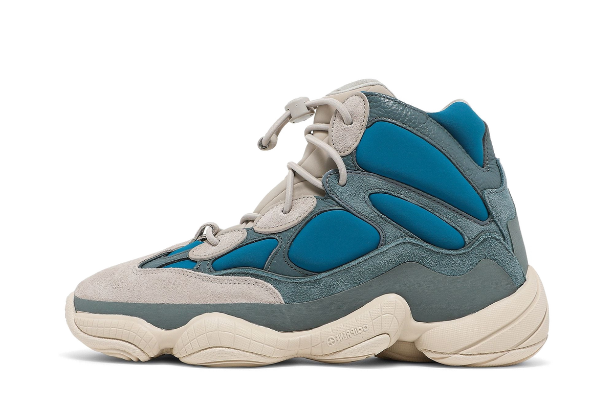 Adidas Yeezy 500 High Frosted Blue — transparent background