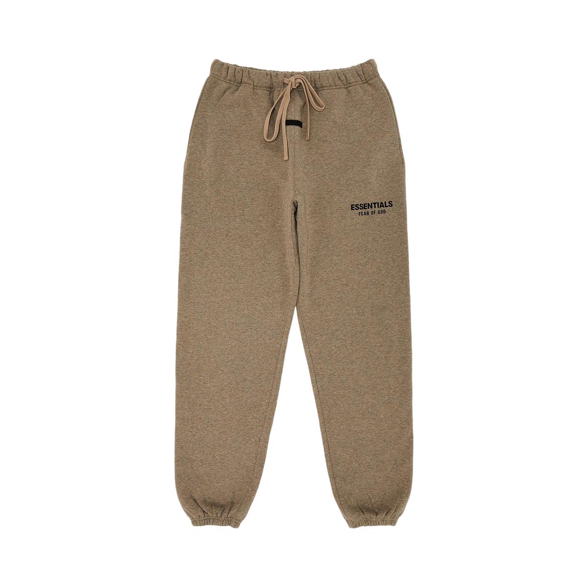 Fear of God Essentials Fleece Essential Sweatpant (FW24) Heather Gray — transparent background