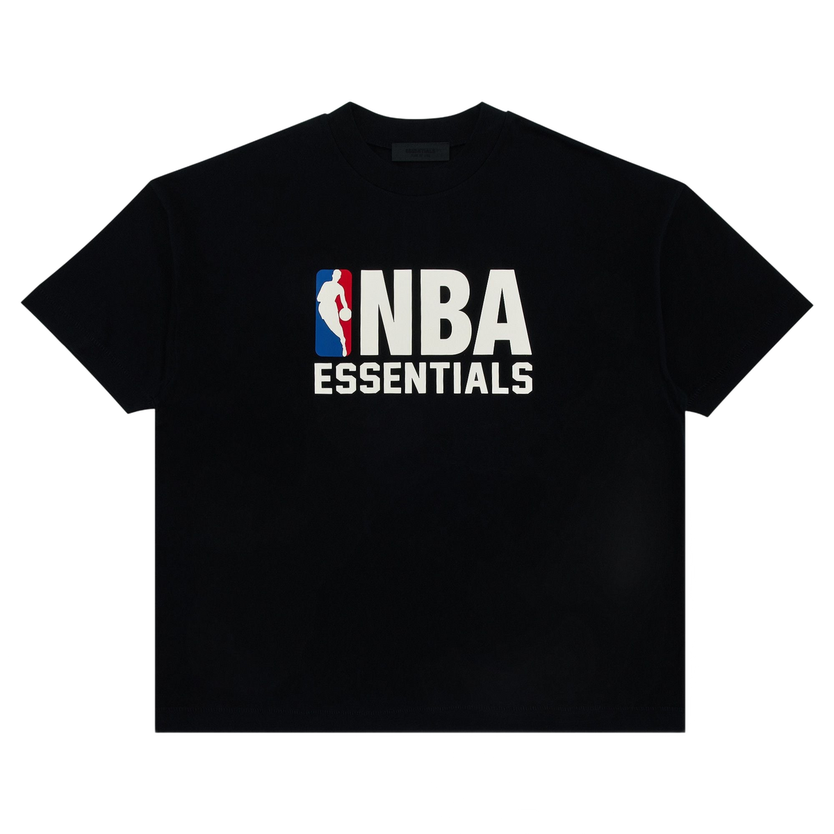 Fear of God Essentials NBA Tee Black — transparent background