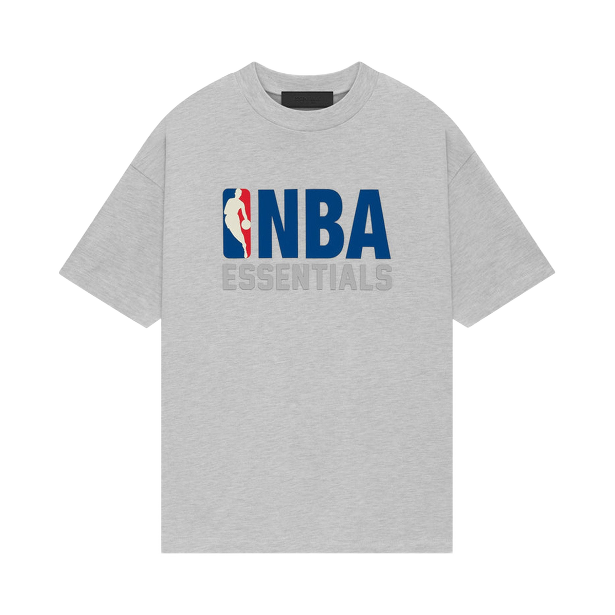 Fear of God Essentials NBA Tee Light Heather — transparent background