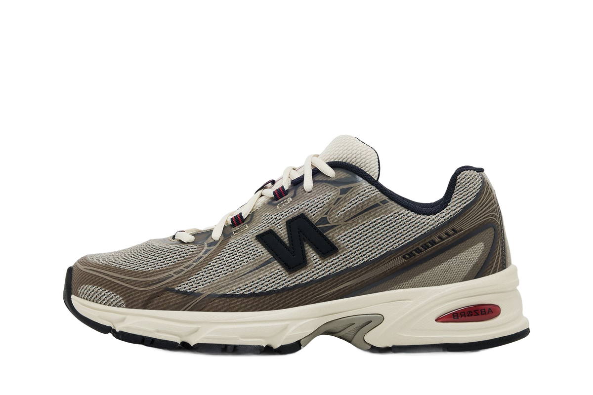 New Balance 740N JJJJound Mushroom — transparent background