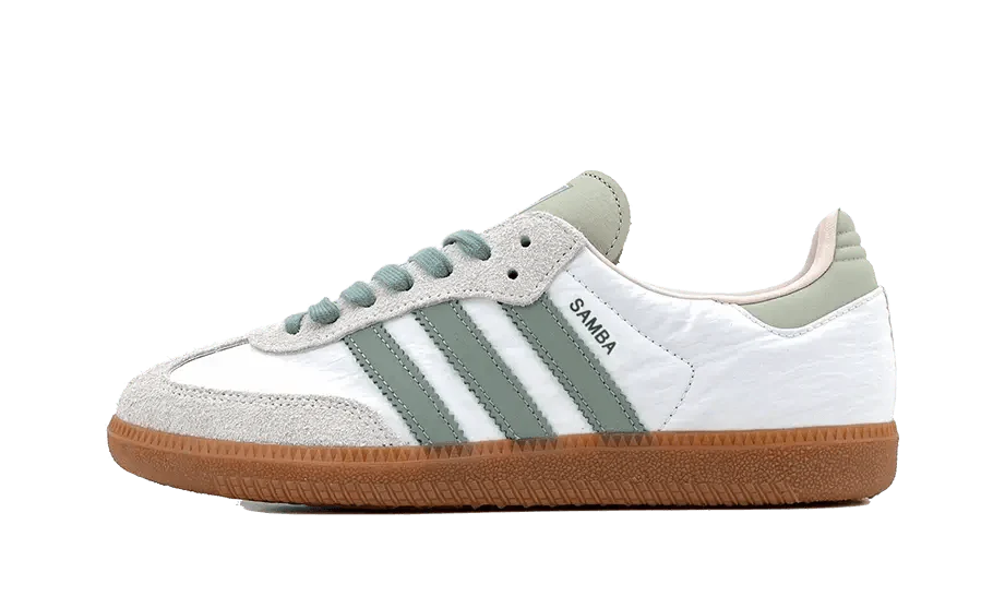 Samba OG Cloud White Silver Green - NEWTREATS - SNEAKERS STORE