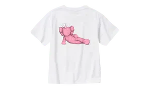 Uniqlo T-Shirt KAWS Pink Graphic (Asian Sizing) - UTSKPGAS